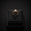 Anillo Solitario Clásico de 6 Garras en Oro 18K – Talla 20 (1.9 gramos)